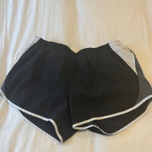 Under Armour Black and White Athletic Shorts